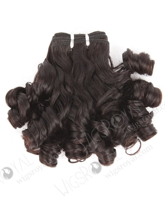 In Stock 5A Peruvian Virgin Hair 14" Double Drawn Deedee Curl Natural Color Machine Weft SM-6131-12672
