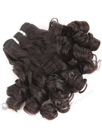 In Stock 5A Peruvian Virgin Hair 14" Double Drawn Deedee Curl Natural Color Machine Weft SM-6131