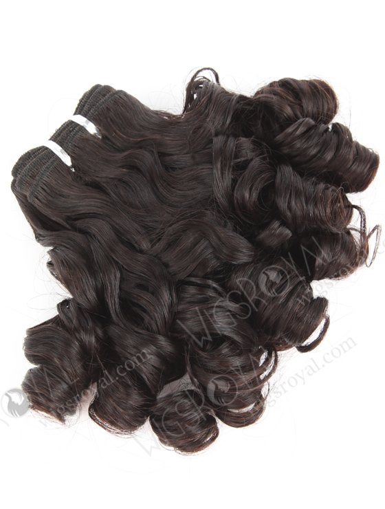 In Stock 5A Peruvian Virgin Hair 14" Double Drawn Deedee Curl Natural Color Machine Weft SM-6131-12673