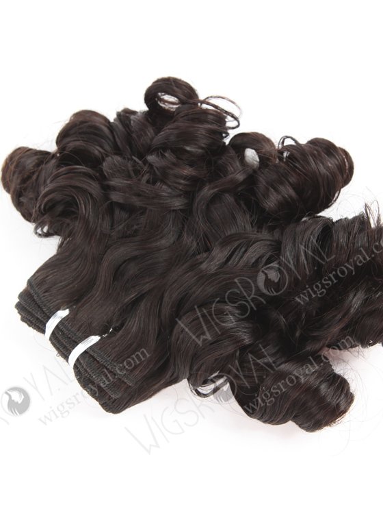In Stock 5A Peruvian Virgin Hair 14" Double Drawn Deedee Curl Natural Color Machine Weft SM-6131-12675