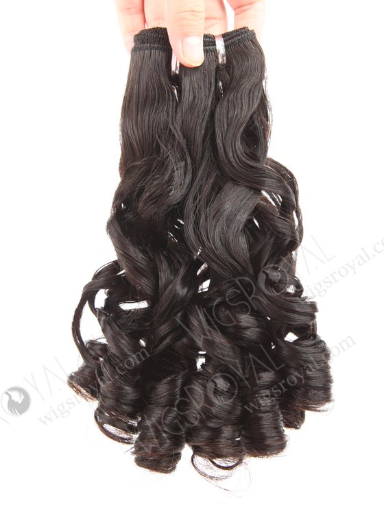 In Stock 5A Peruvian Virgin Hair 16" Double Drawn Deedee Curl Natural Color Machine Weft SM-6132-12681