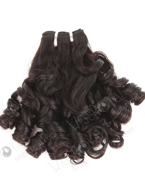 In Stock 5A Peruvian Virgin Hair 16" Double Drawn Deedee Curl Natural Color Machine Weft SM-6132-12682