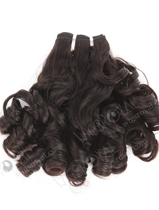 In Stock 5A Peruvian Virgin Hair 16" Double Drawn Deedee Curl Natural Color Machine Weft SM-6132-12684