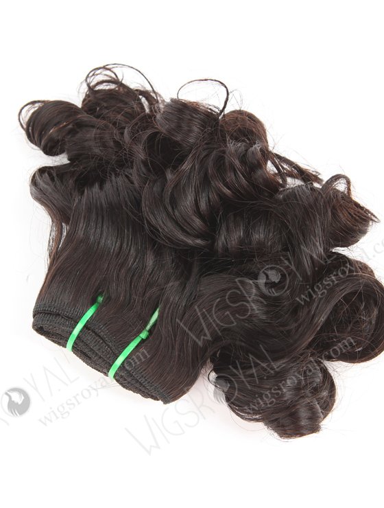 In Stock 5A Peruvian Virgin Hair 10" Double Drawn Deedee Curl Natural Color Machine Weft SM-6129-12658