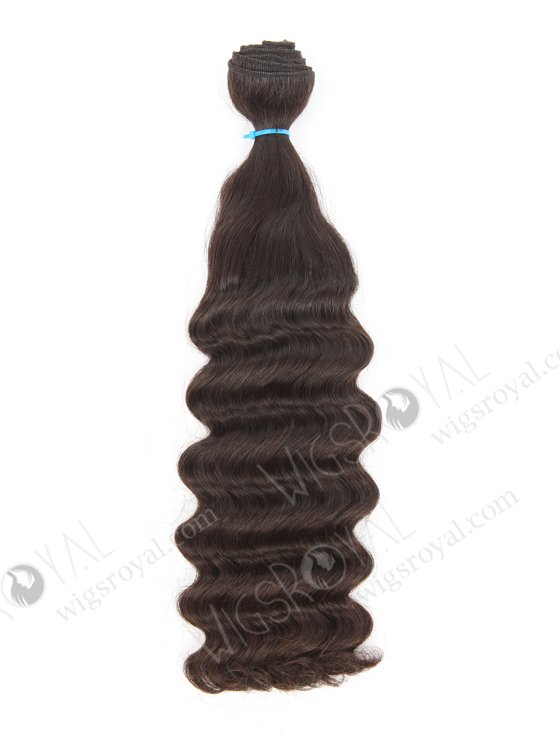 In Stock 7A Peruvian Virgin Hair 18" Double Drawn Edyie Wave Color #2 Machine Weft SM-6142-12778