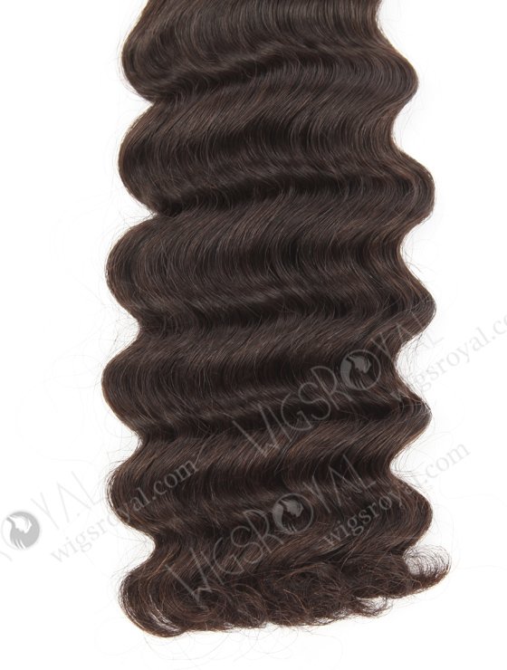 In Stock 7A Peruvian Virgin Hair 18" Double Drawn Edyie Wave Color #2 Machine Weft SM-6142-12779