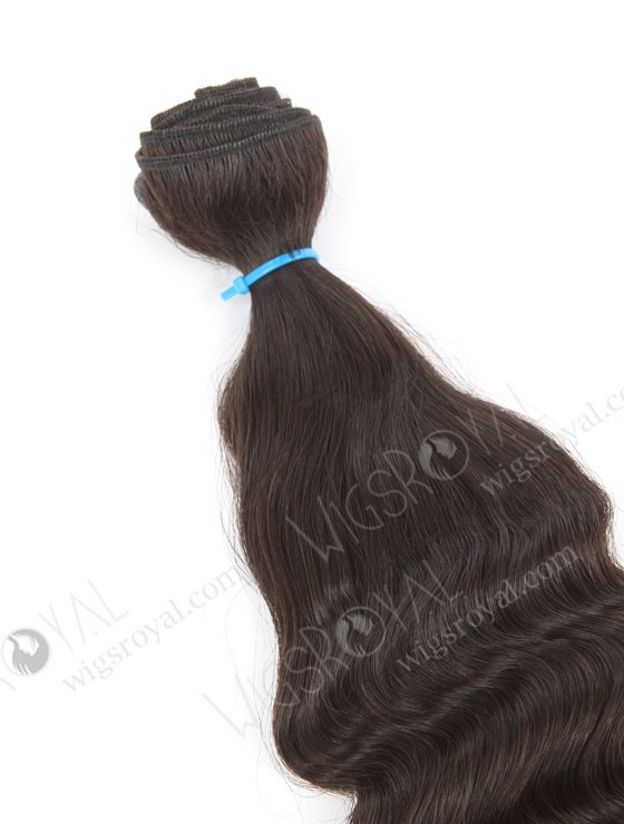 In Stock 7A Peruvian Virgin Hair 18" Double Drawn Edyie Wave Color #2 Machine Weft SM-6142-12780