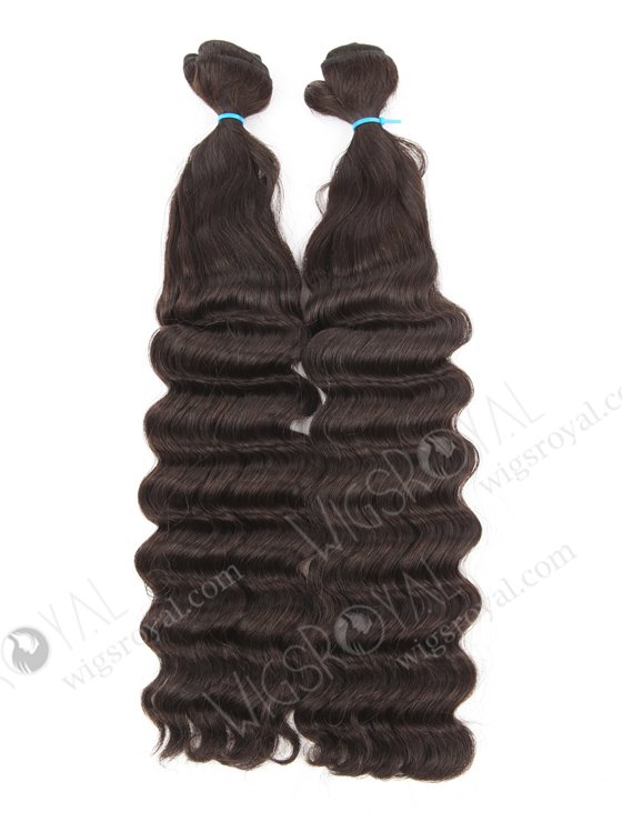 In Stock 7A Peruvian Virgin Hair 20" Double Drawn Edyie Wave Color 2# Machine Weft SM-6141