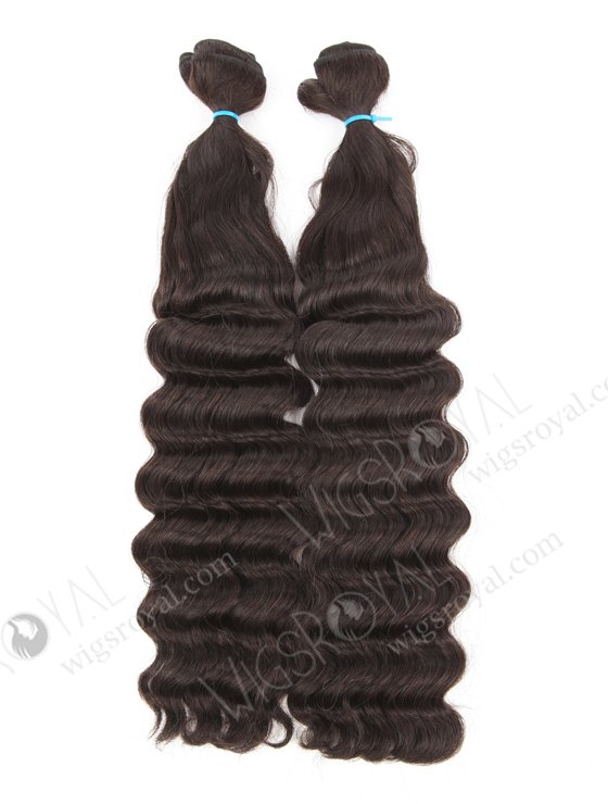 In Stock 7A Peruvian Virgin Hair 20" Double Drawn Edyie Wave Color 2# Machine Weft SM-6141-12802