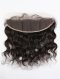 In Stock Brazilian Virgin Hair 14" Natural Wave Natural Color Lace Frontal SKF-006