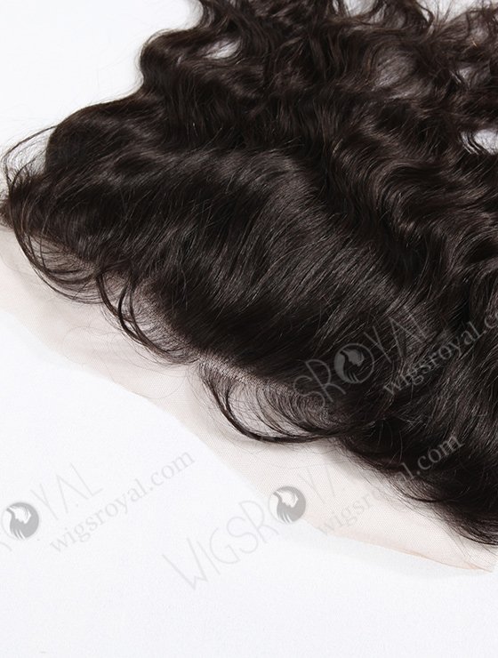 In Stock Brazilian Virgin Hair 14" Natural Wave Natural Color Lace Frontal SKF-006-12529