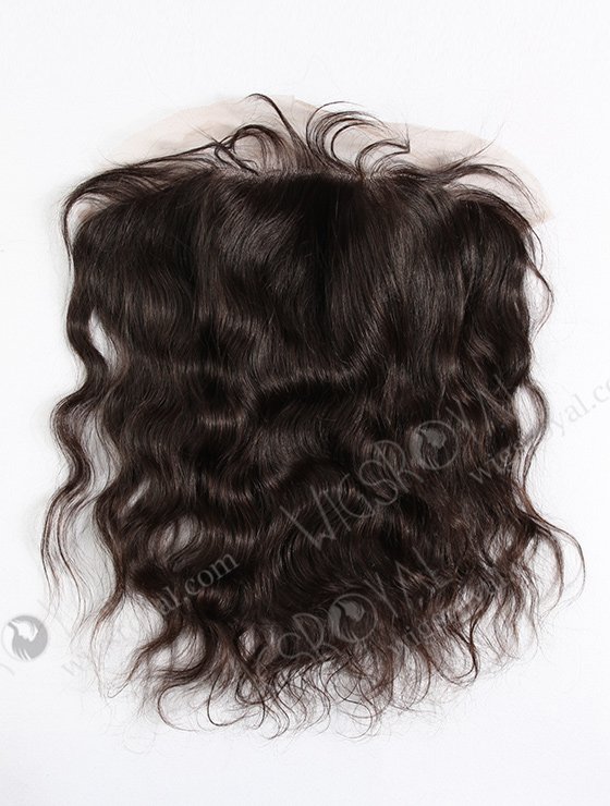 In Stock Indian Virgin Hair 12" Natural Wave Natural Color Lace Frontal SKF-020-12639