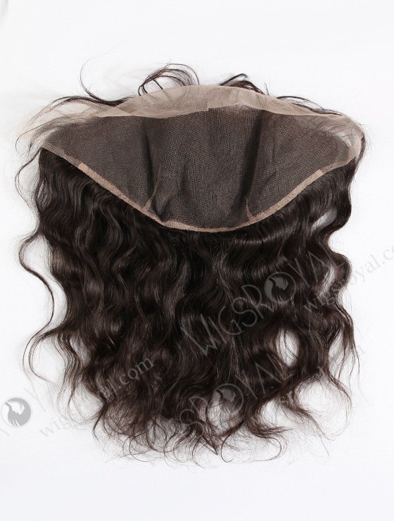 In Stock Indian Virgin Hair 12" Natural Wave Natural Color Lace Frontal SKF-020