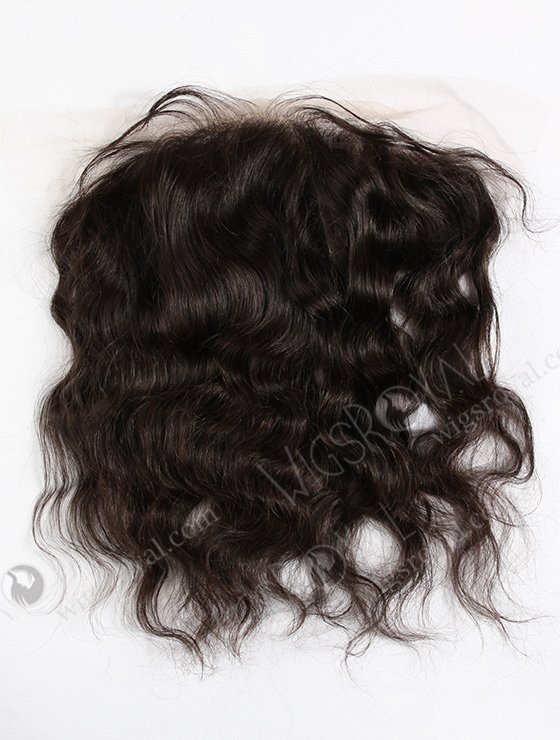 In Stock Brazilian Virgin Hair 12" Natural Wave Natural Color Lace Frontal SKF-044-12553