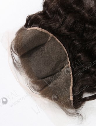 In Stock Brazilian Virgin Hair 12" Natural Wave Natural Color Lace Frontal SKF-044