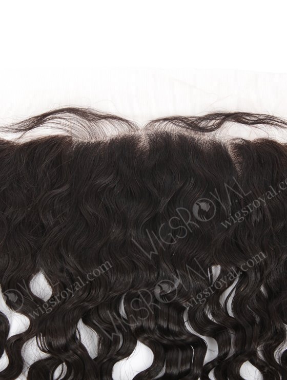 In Stock Brazilian Virgni Hair 14" Natural Curly Natural Color Lace Frontal SKF-074-12497
