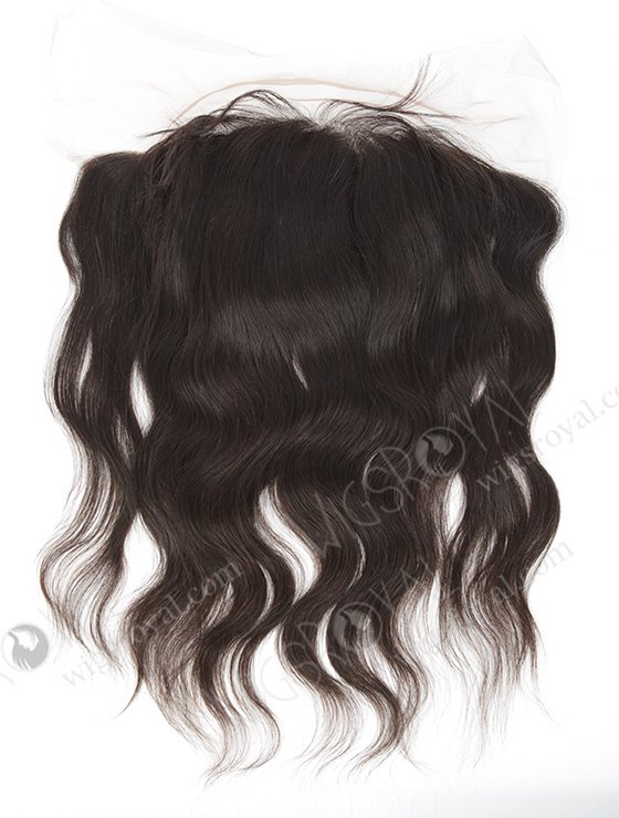 In Stock Indian Virgin Hair 14" Natural Wave Natural Color Lace Frontal SKF-008-12647