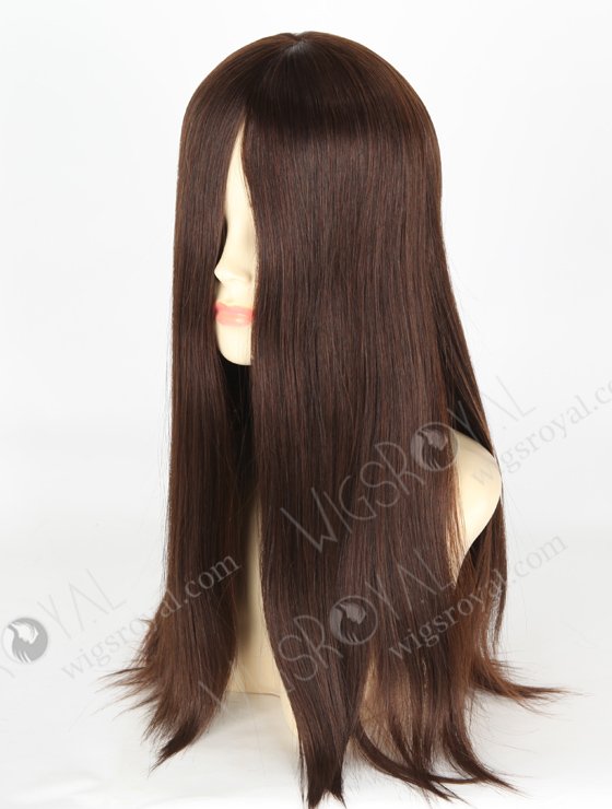 In Stock European Virgin Hair 18" Straight 2a# Color Jewish Wig JWS-01005-12570
