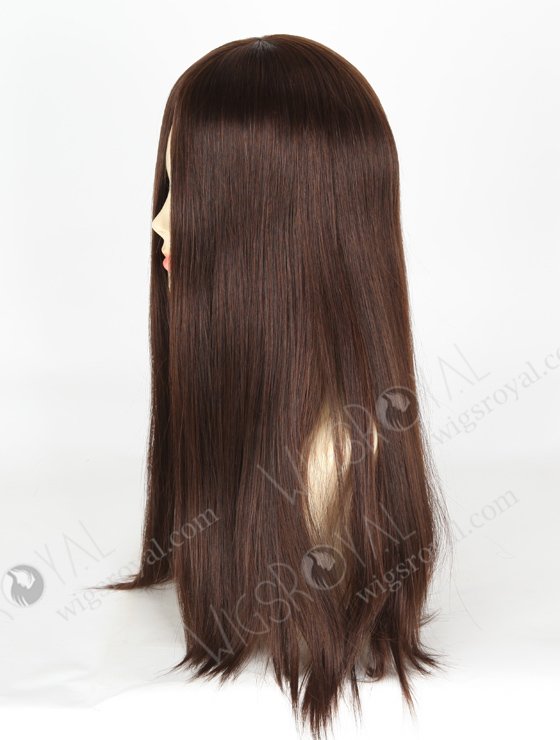 In Stock European Virgin Hair 18" Straight 2a# Color Jewish Wig JWS-01005-12572