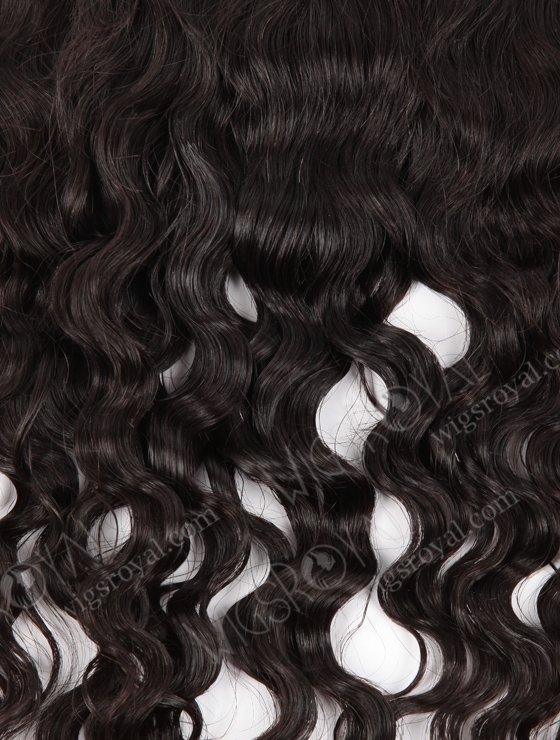 In Stock Brazilian Virgni Hair 12" Natural Curly Natural Color Lace Frontal SKF-072-12482