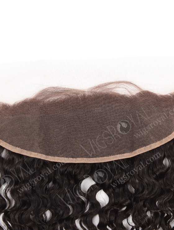 In Stock Brazilian Virgni Hair 12" Natural Curly Natural Color Lace Frontal SKF-072-12484