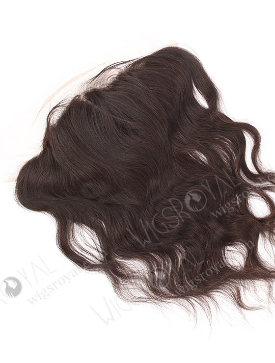In Stock Indian Virgin Hair 14" Natural Straight Natural Color Lace Frontal SKF-021-12623