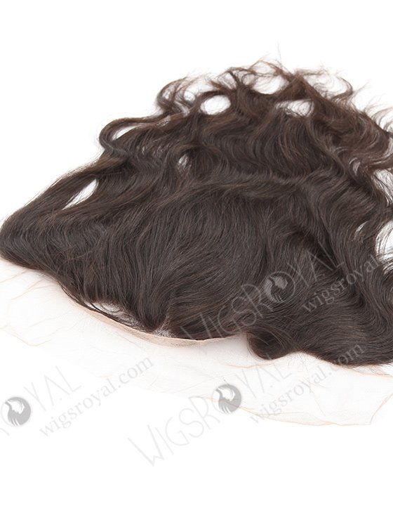 In Stock Indian Virgin Hair 14" Natural Straight Natural Color Lace Frontal SKF-021-12625