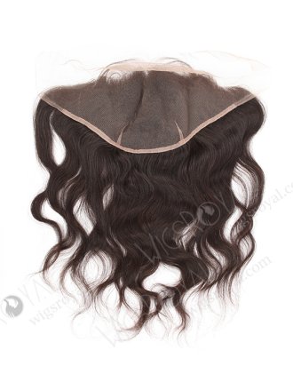 In Stock Indian Virgin Hair 14" Natural Straight Natural Color Lace Frontal SKF-021