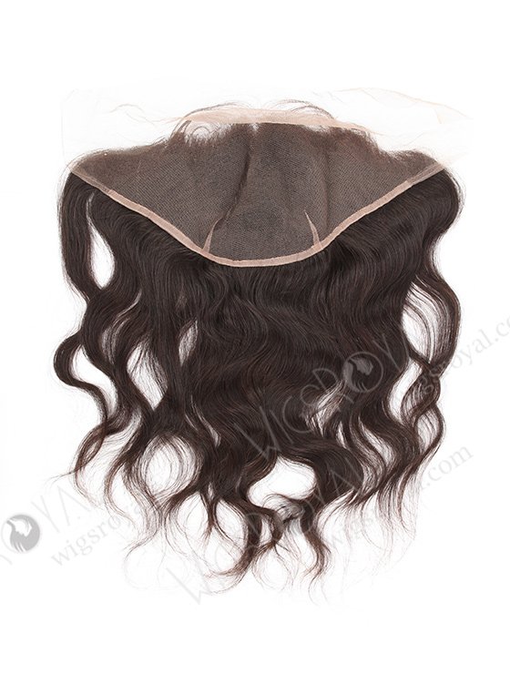 In Stock Indian Virgin Hair 14" Natural Straight Natural Color Lace Frontal SKF-021-12626
