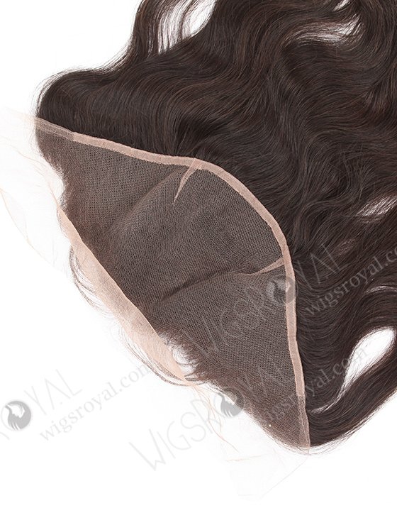 In Stock Indian Virgin Hair 14" Natural Straight Natural Color Lace Frontal SKF-021-12628