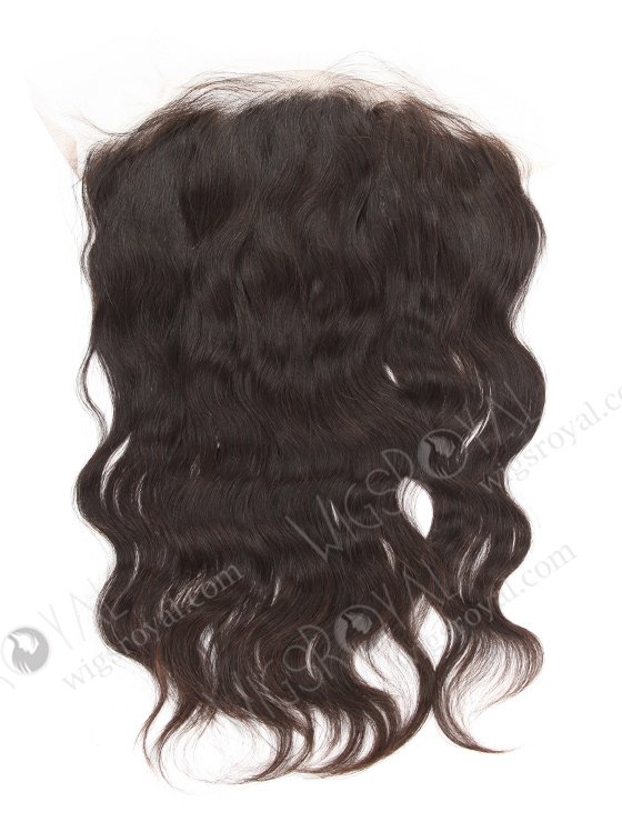 In Stock Brazilian Virgin Hair 14" Natural Wave Natural Color Lace Frontal SKF-016-12561