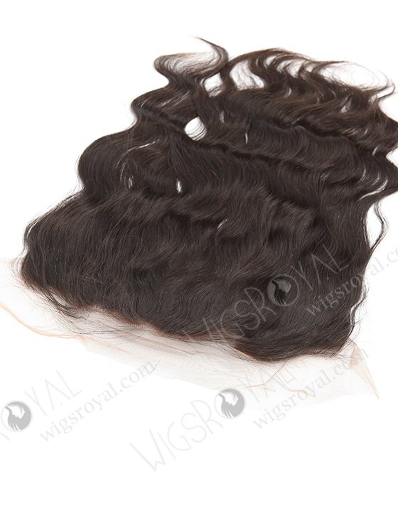 In Stock Brazilian Virgin Hair 14" Natural Wave Natural Color Lace Frontal SKF-016-12562