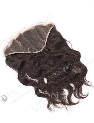 In Stock Brazilian Virgin Hair 14" Natural Wave Natural Color Lace Frontal SKF-016