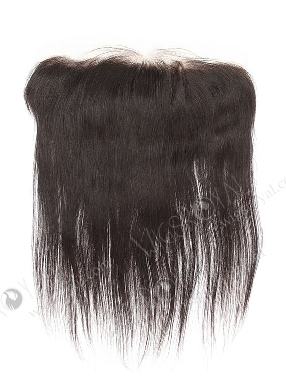 In Stock Indian Virgin Hair 16" Straight Natural Color Lace Frontal SKF-059-12793