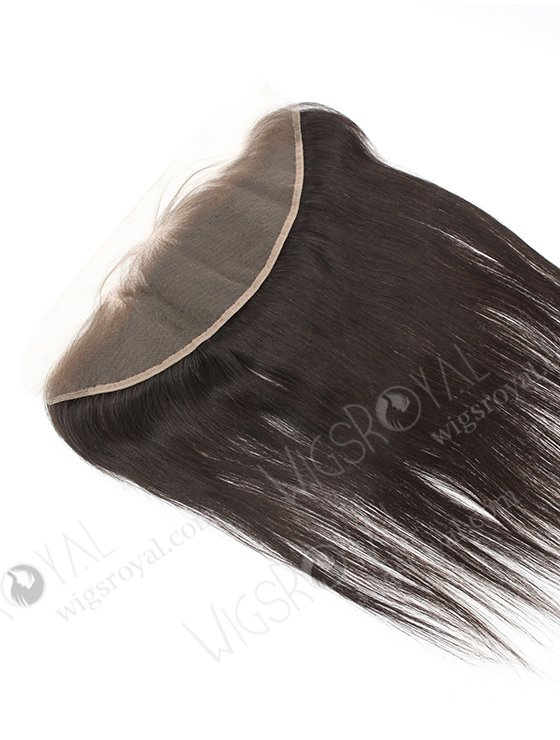 In Stock Indian Virgin Hair 16" Straight Natural Color Lace Frontal SKF-059-12797