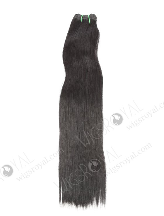 In Stock 7A Peruvian Virgin Hair 22" Double Drawn Straight Color #1B Machine Weft SM-6144-13370