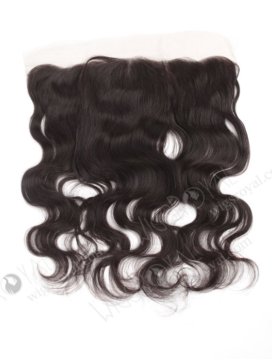 In Stock Indian Virgin Hair 16" Body Wave Natural Color Lace Frontal SKF-083-13055