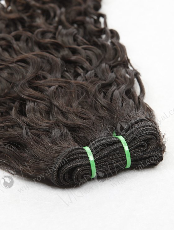 In Stock 7A Peruvian Virgin Hair 14" Double Drawn Bouncy Curl Natural Color Machine Weft SM-622-13061