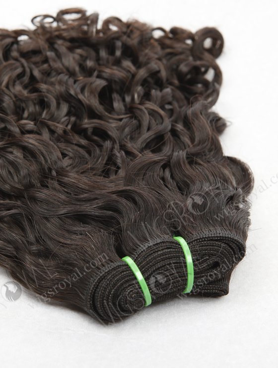 In Stock 7A Peruvian Virgin Hair 12" Double Drawn Bouncy Curl Natural Color Machine Weft SM-621-13050