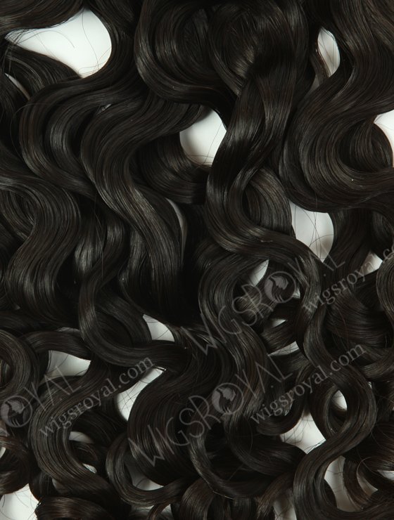 In Stock 7A Peruvian Virgin Hair 16" Double Drawn Peruvian Curl Natural Color Machine Weft SM-616-12998