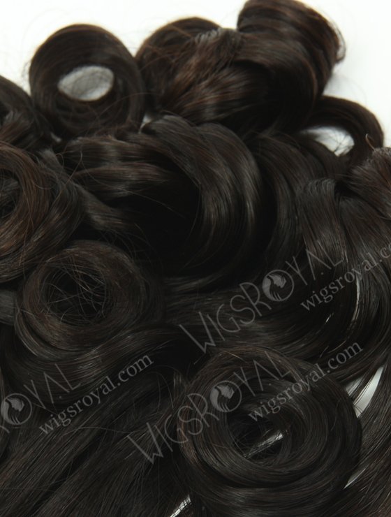 In Stock 7A Peruvian Virgin Hair 20" Double Drawn Tighter Tip Curl Natural Color Machine Weft SM-663-13222