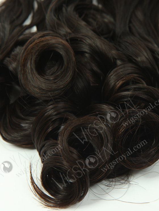 In Stock 7A Peruvian Virgin Hair 22" Double Drawn Tighter Tip Curl Natural Color Machine Weft SM-664-13227