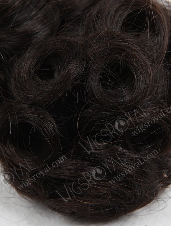 In Stock 7A Peruvian Virgin Hair 10" Double Drawn Tighter Tip Curl Natural Color Machine Weft SM-649-13198