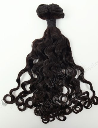 In Stock 7A Peruvian Virgin Hair 14" Double Drawn Peruvian Curl Natural Color Machine Weft SM-615