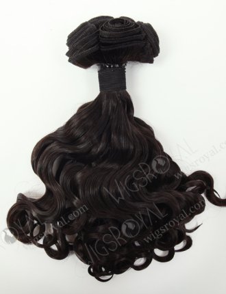 In Stock 7A Peruvian Virgin Hair 12" Double Drawn Peruvian Curl Natural Color Machine Weft SM-614
