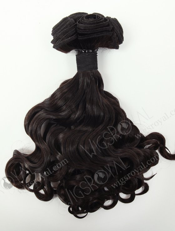 In Stock 7A Peruvian Virgin Hair 12" Double Drawn Peruvian Curl Natural Color Machine Weft SM-614-12987