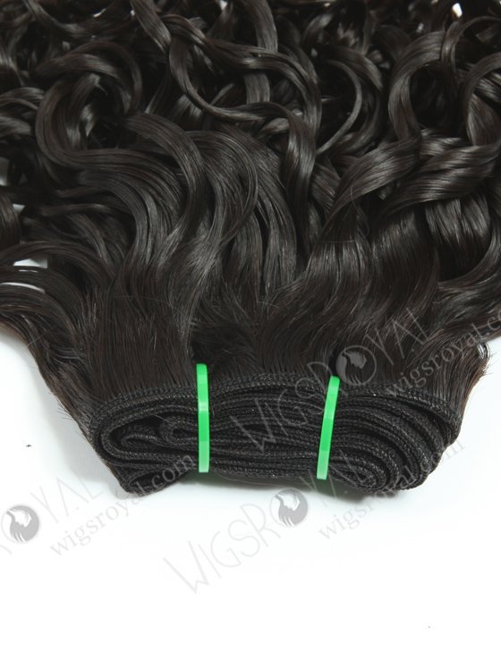 In Stock 7A Peruvian Virgin Hair 10" Double Drawn Bouncy Curl Natural Color Machine Weft SM-620-13046
