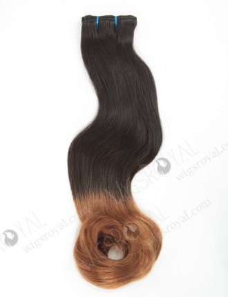 In Stock 7A Peruvian Virgin Hair 20" Double Draw Straight With Roll Curl Tip T-Natural Color/10# Machine Weft SM-6108