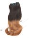 In Stock 7A Peruvian Virgin Hair 12" Double Drawn Straight With Roll Curl Tip T-Natural Color/10# Machine Weft SM-6106