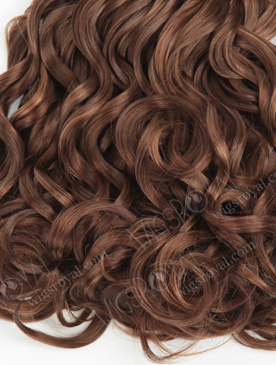 In Stock 7A Peruvian Virgin Hair 10" Double Drawn Looser Bouncy Curl 10/4# Evenly Blended Machine Weft SM-6117-12976